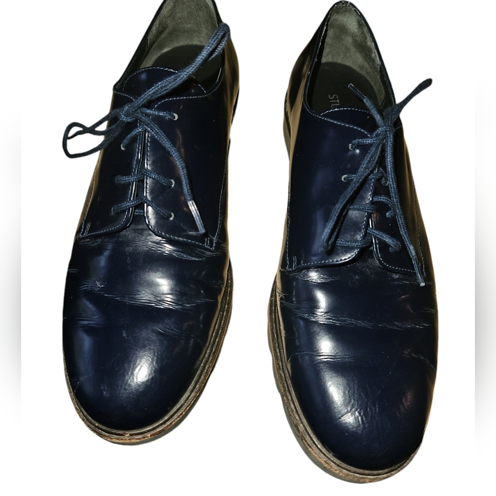 Stuart Weitzman Metro Lace Up Oxford Shoes